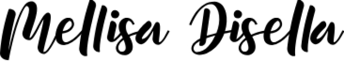 Mellisa Disella Font Preview