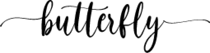 Butterfly Font Preview