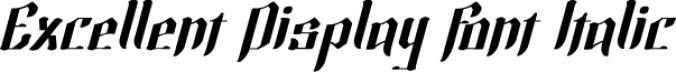 Excellent Display Font Preview