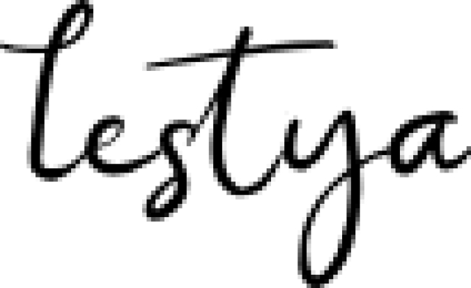Lestya Font Preview