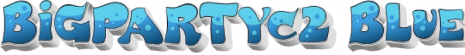 Big PartyC2 Blue Font Preview