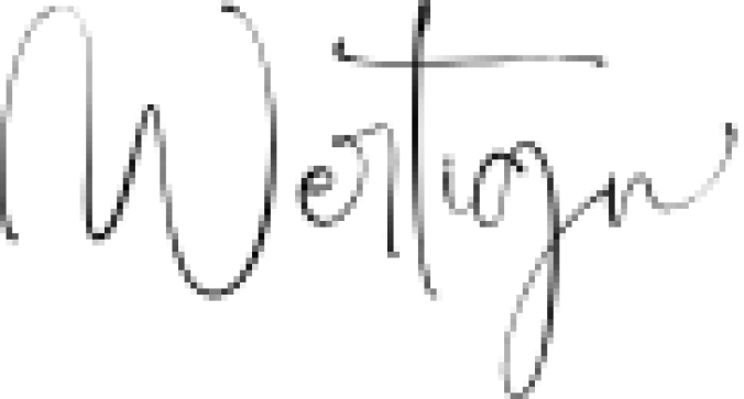 Wertig Font Preview