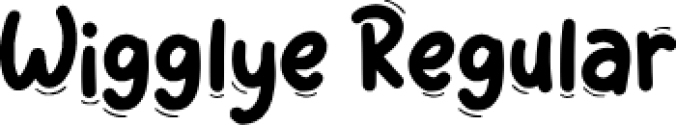 Wigglye Font Preview