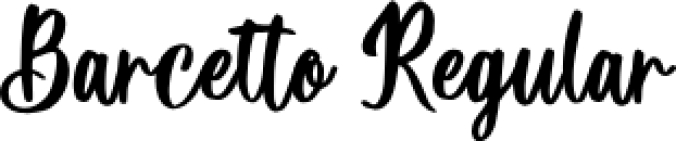 Barce Font Preview
