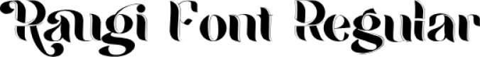 Raugi Font Preview