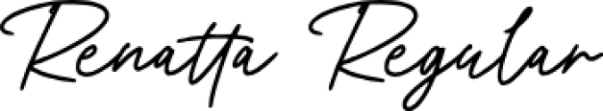 Renatta Font Preview