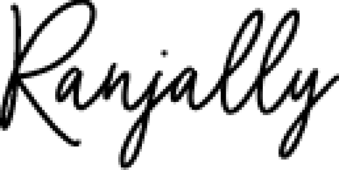 Ranjally Font Preview
