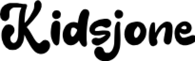 Kidsjone Font Preview