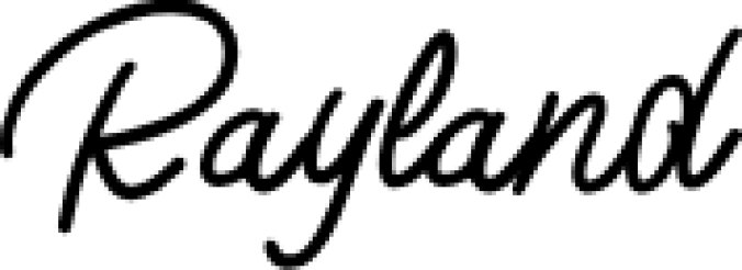 Rayland Font Preview