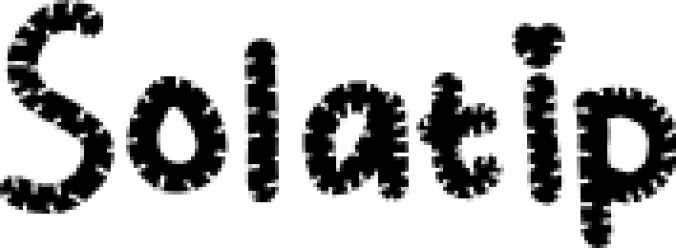 Solatip Font Preview