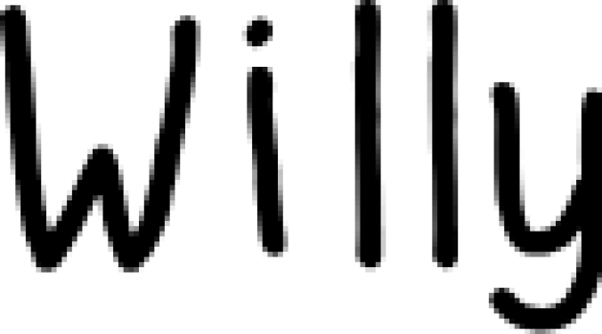 Willy Font Preview