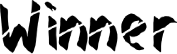 Winner Font Preview