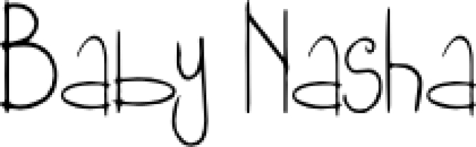 Baby Nasha Font Preview
