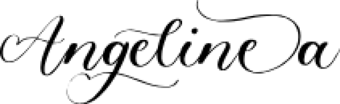 Angelinea Font Preview