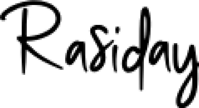 Rasiday Font Preview