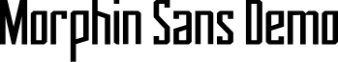 Morphin Sans Font Preview