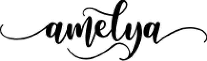Amelya Font Preview