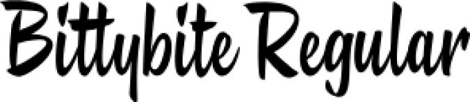 Bittybite Font Preview