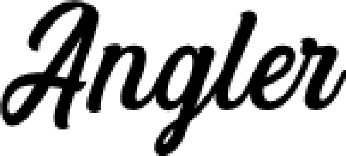 Angler Font Preview