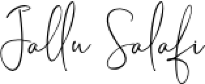 Jallu Salafi Font Preview