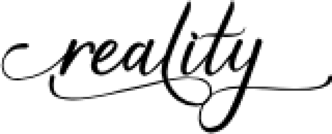 Reality Font Preview