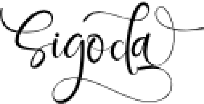 Sigoda Font Preview
