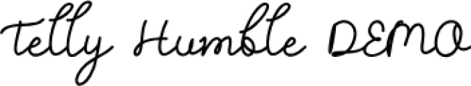 Telly Humble Font Preview