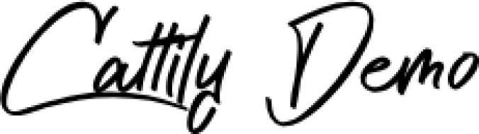 Cattily Font Preview