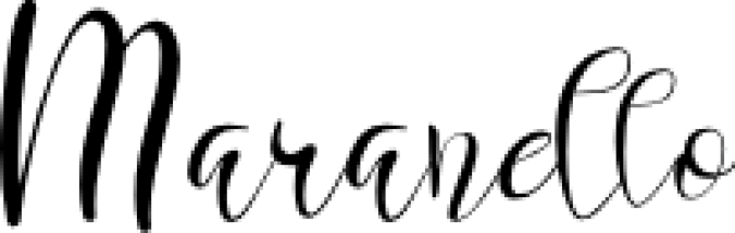 Maranell Font Preview