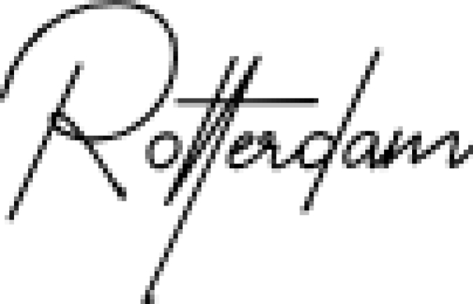 Rotterdam Font Preview