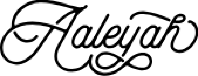 Aaleyah Font Preview