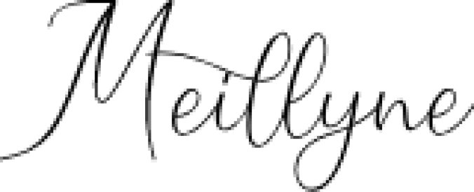 Meillyne Font Preview
