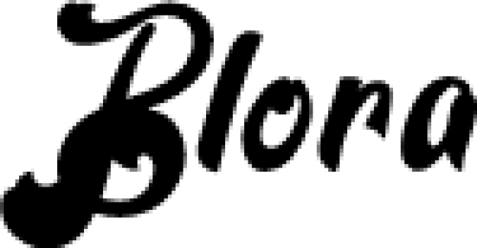 Blora Font Preview