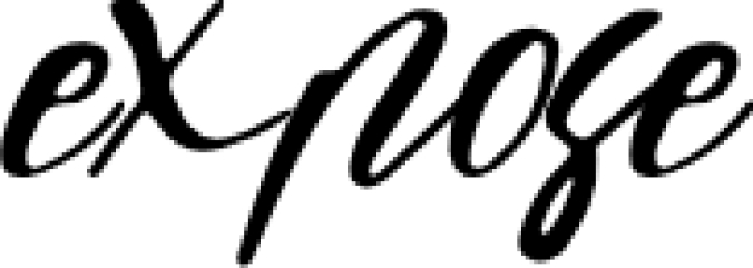 Expose Font Preview