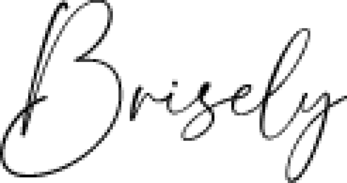 Brisely Font Preview
