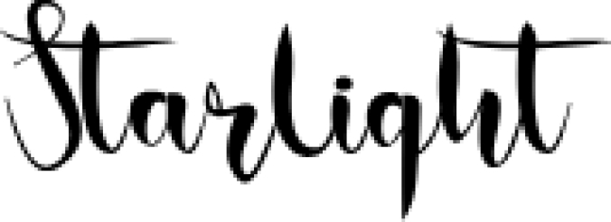 Starligh Font Preview