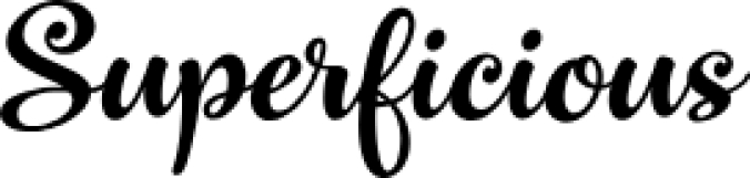 Superficious Font Preview