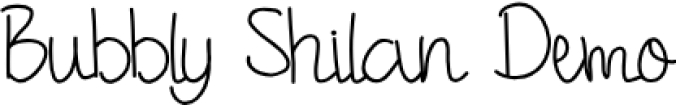 Bubbly Shila Font Preview