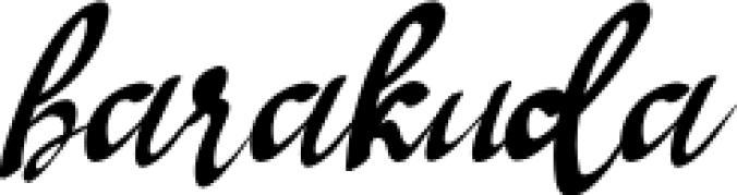 Barakuda Font Preview