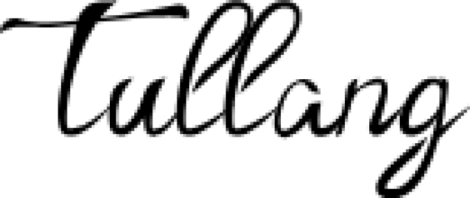 Tullang Font Preview