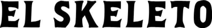 El Skele Font Preview