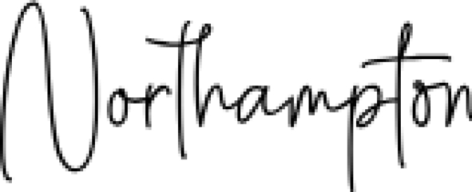 Northamp Font Preview