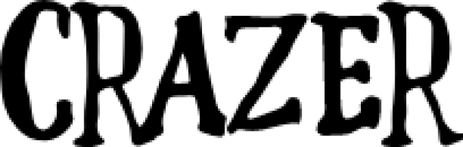 Crazer Font Preview