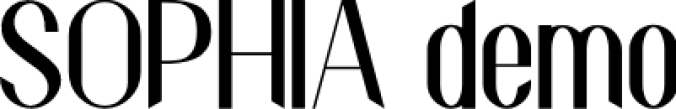 SOPHIA Font Preview