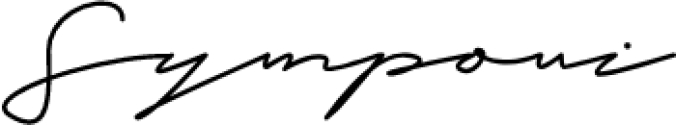 Symponi Font Preview