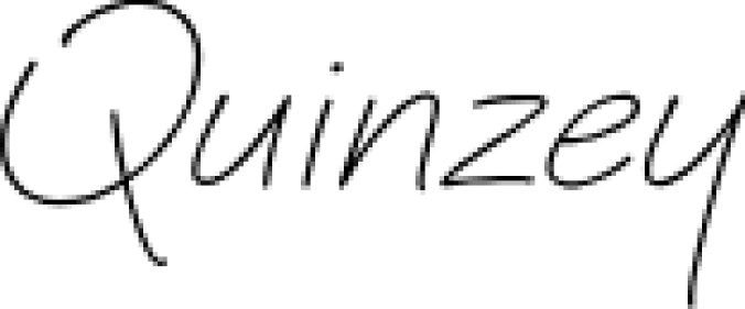 Quinzey Font Preview