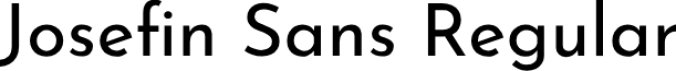 Josefin Sans Font Preview