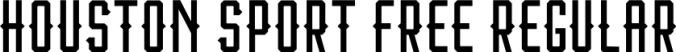 Houston Spor Font Preview