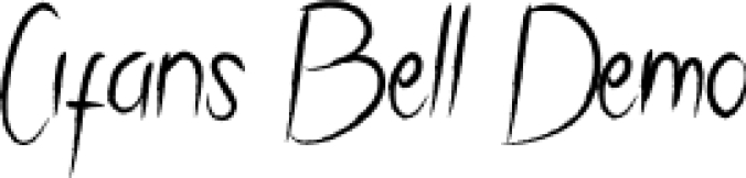 Cifans Bell Font Preview