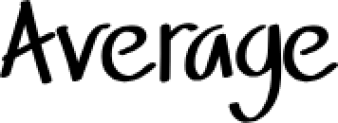 Average Font Preview